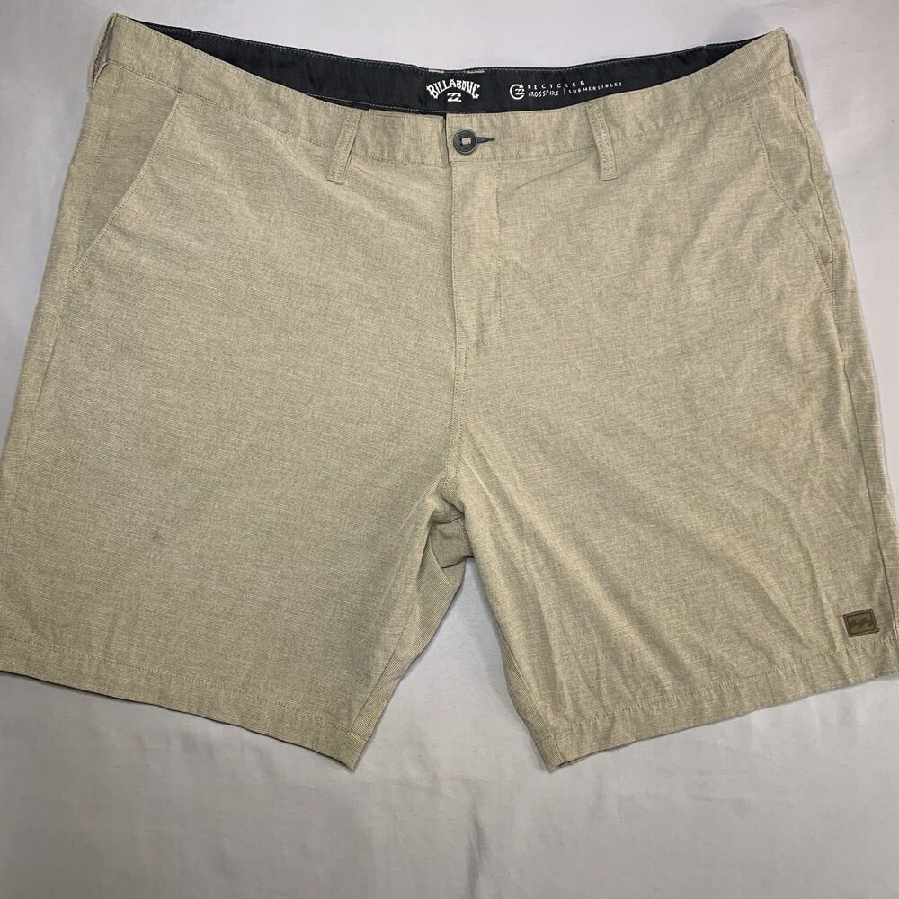 Billabong Crossfire Submersibles Shorts Mens 44 Beige Hybrid Boardwalk Surf
